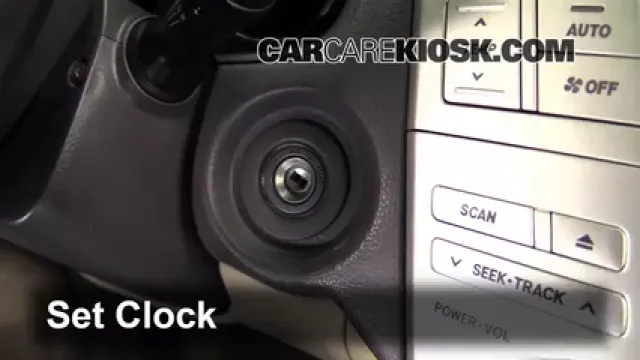 2006 Lexus RX400h 3.3L V6 Reloj Fijar hora de reloj